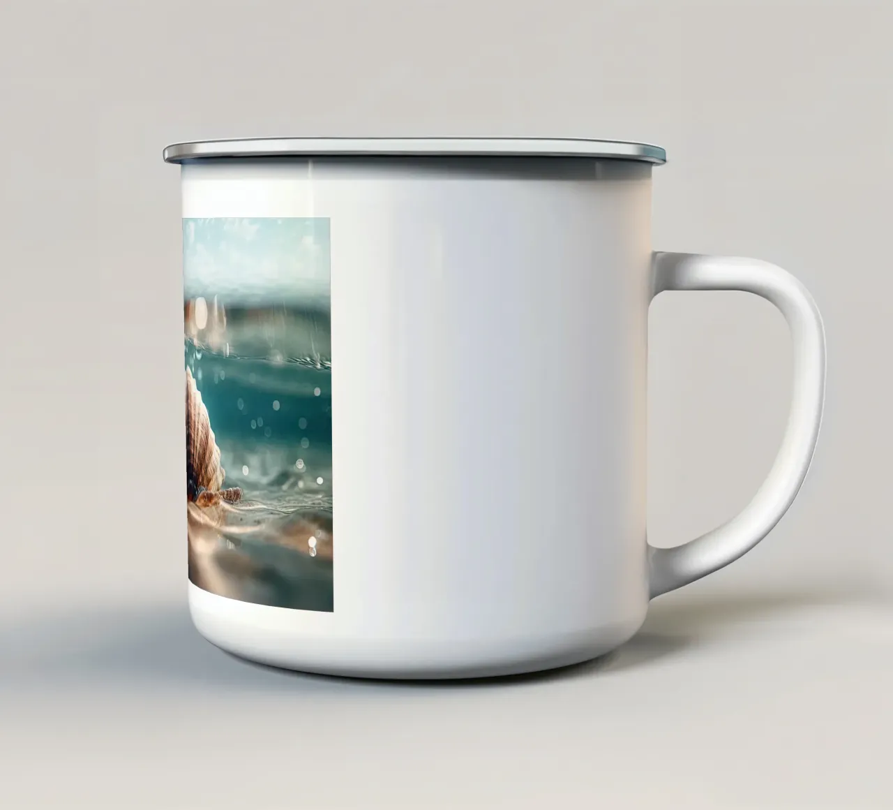Arte da parete di Imagine tazza in smalto da Imagine