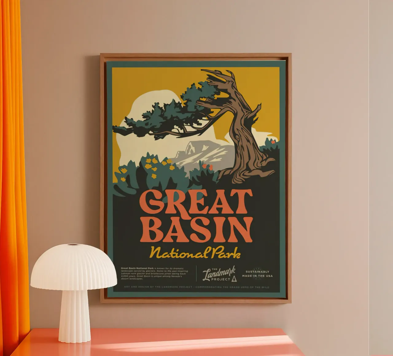 Parco nazionale del Gran Bacino tela con Cornice a cassetta da williamsshop