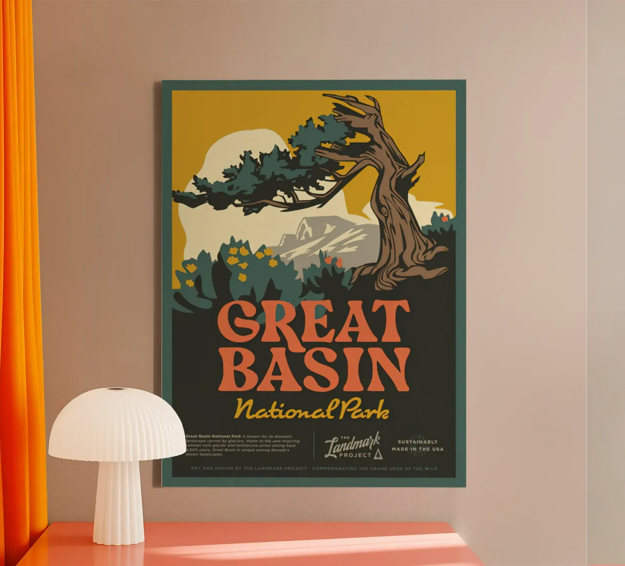 Parco nazionale del Gran Bacino tela con Cornice a cassetta da williamsshop