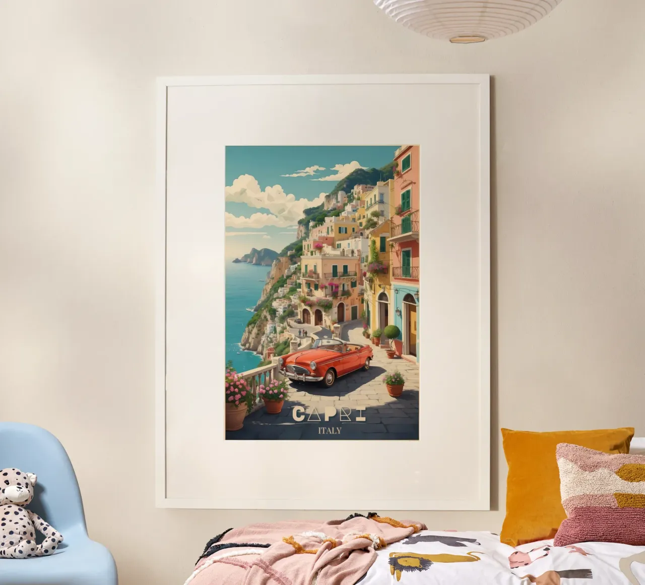 Capri Splendor Viaggio d'epoca poster da Beauty wall