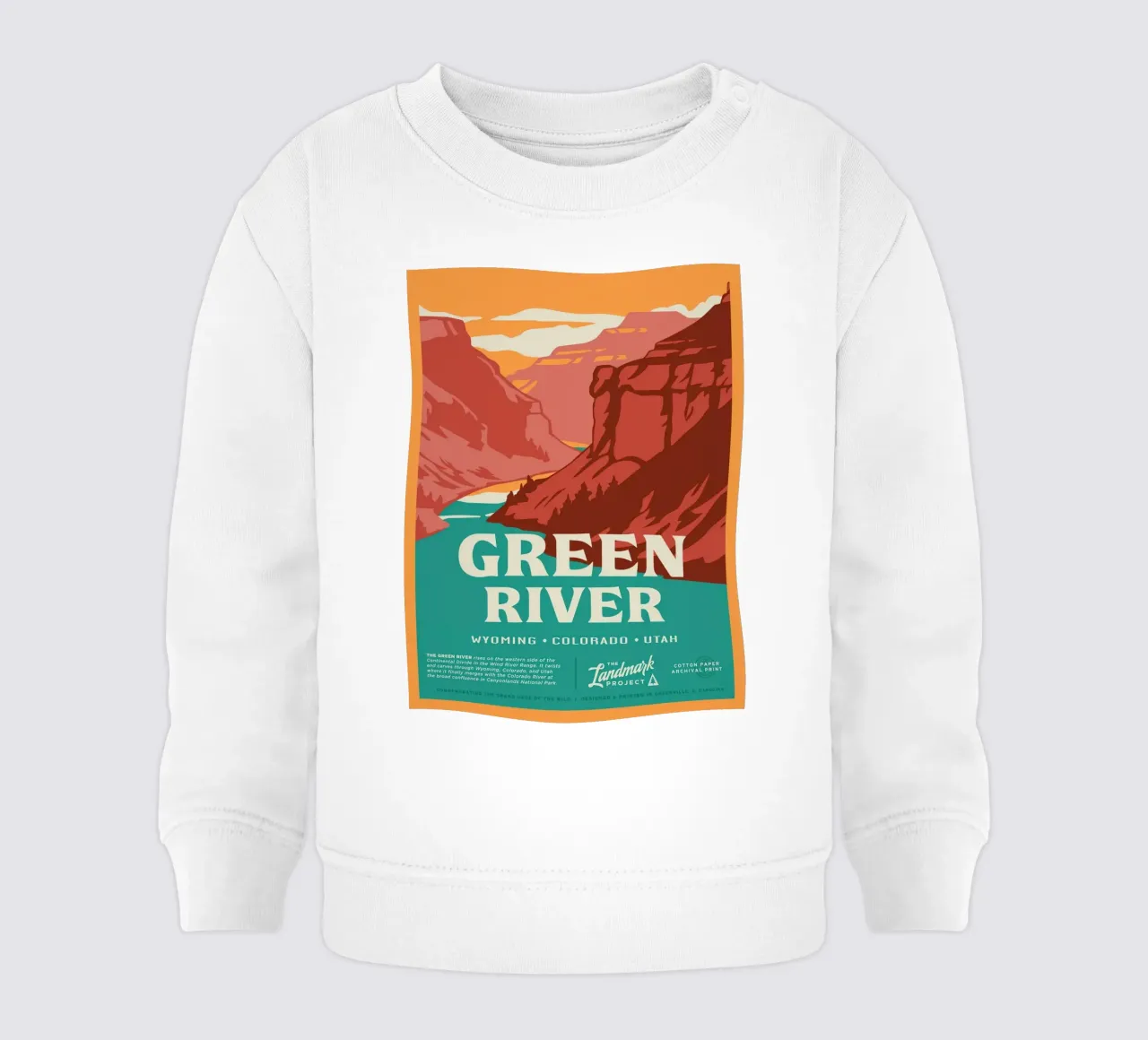 Fiume Verde felpa neonato da williamsshop