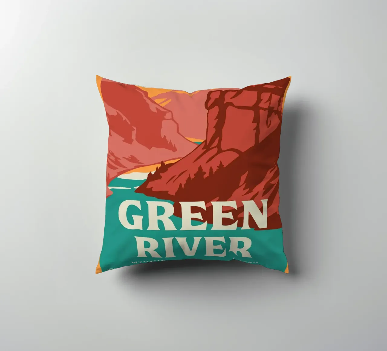 Fiume Verde cuscino da williamsshop