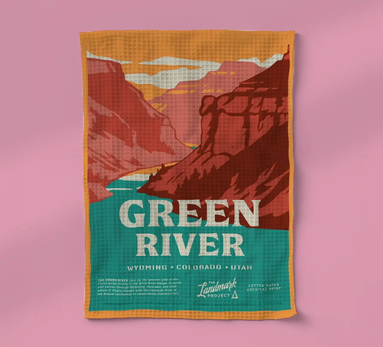 Fiume Verde canovaccio da cucina da williamsshop