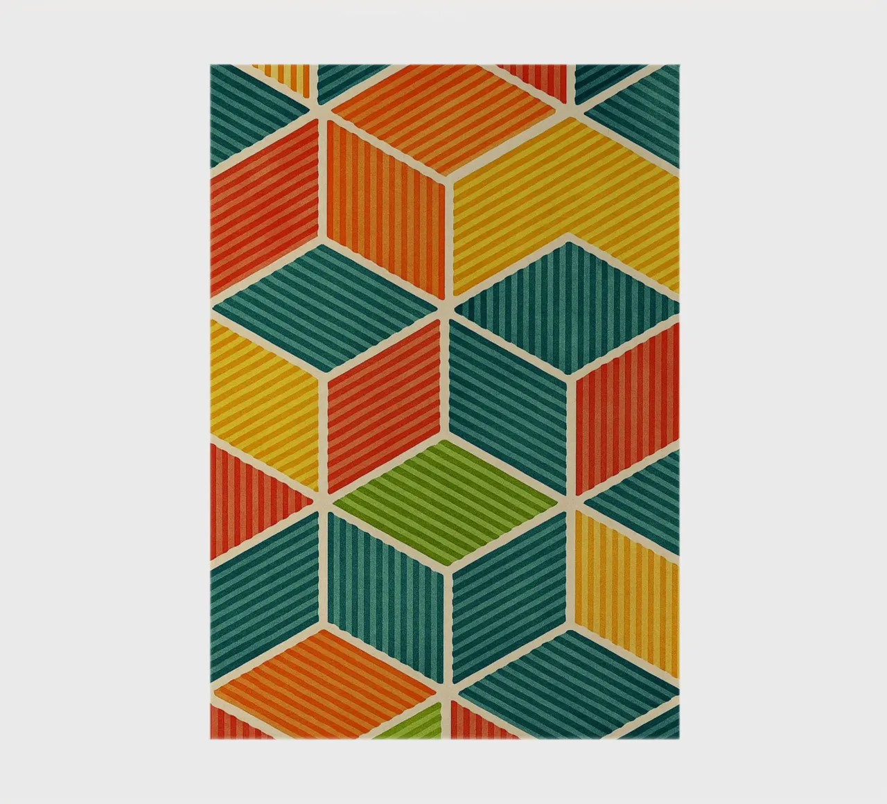 abstract geometric hexagonal line notebook by arkhanz