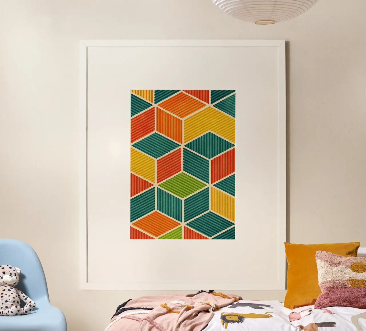 línea hexagonal geométrica abstracta hahnemühle de arkhanz