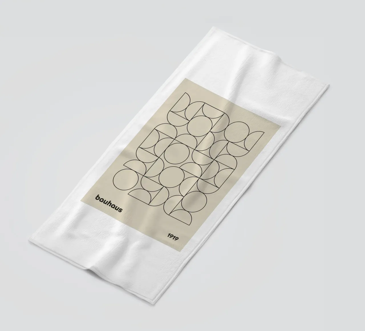 Bauhaus beach towel by Brooke
