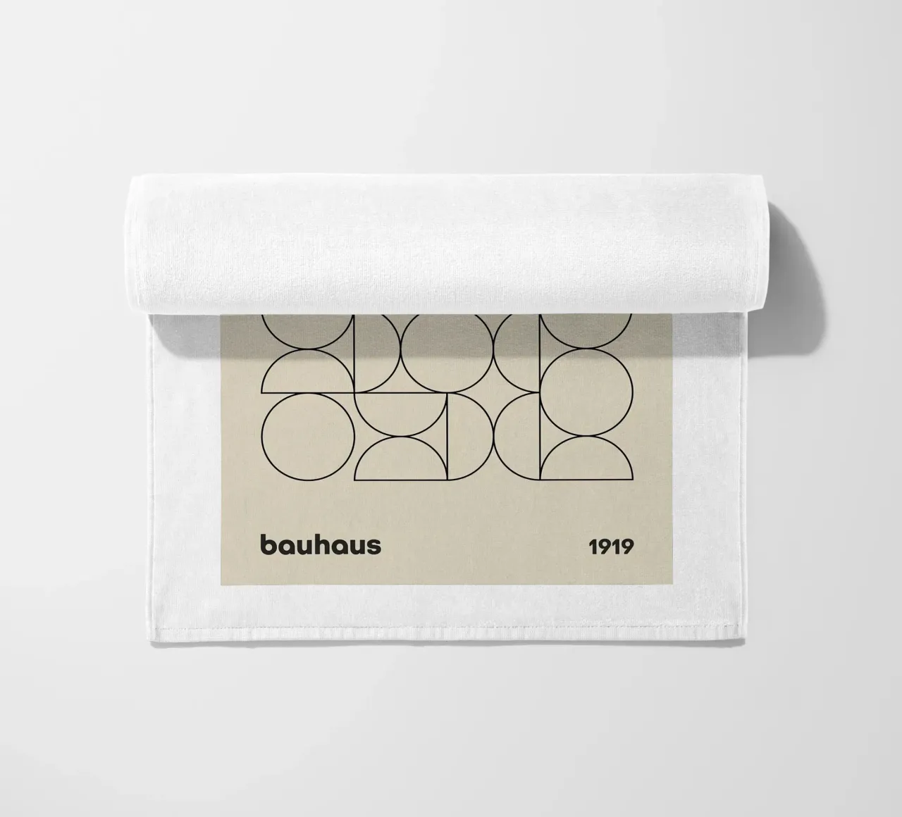 Bauhaus beach towel by Brooke