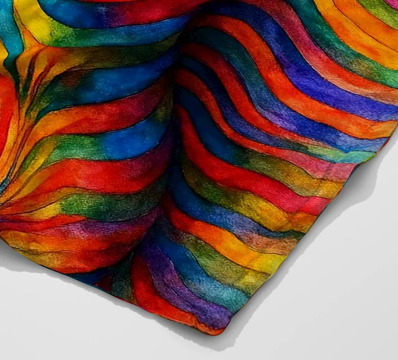 linea geometrica astratta del volto di un cavallo coperta in pile da arkhanz