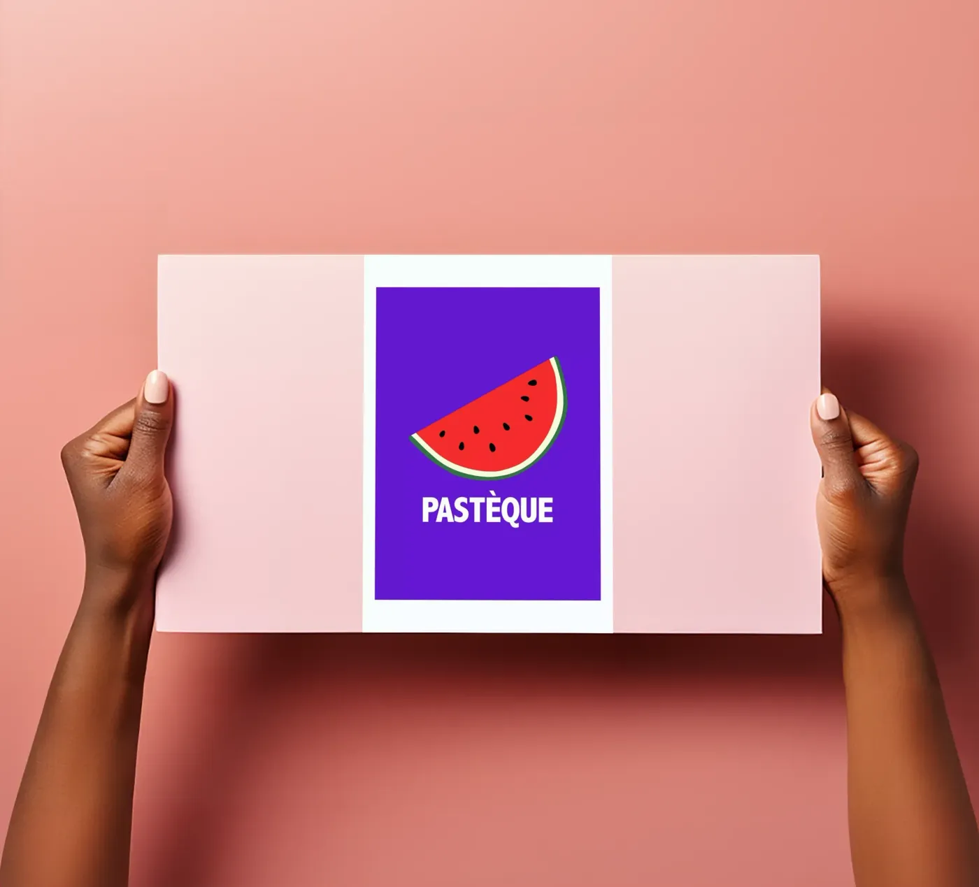 Pasteque Blue Stickerbogen von Mottos by Sinan Saydik