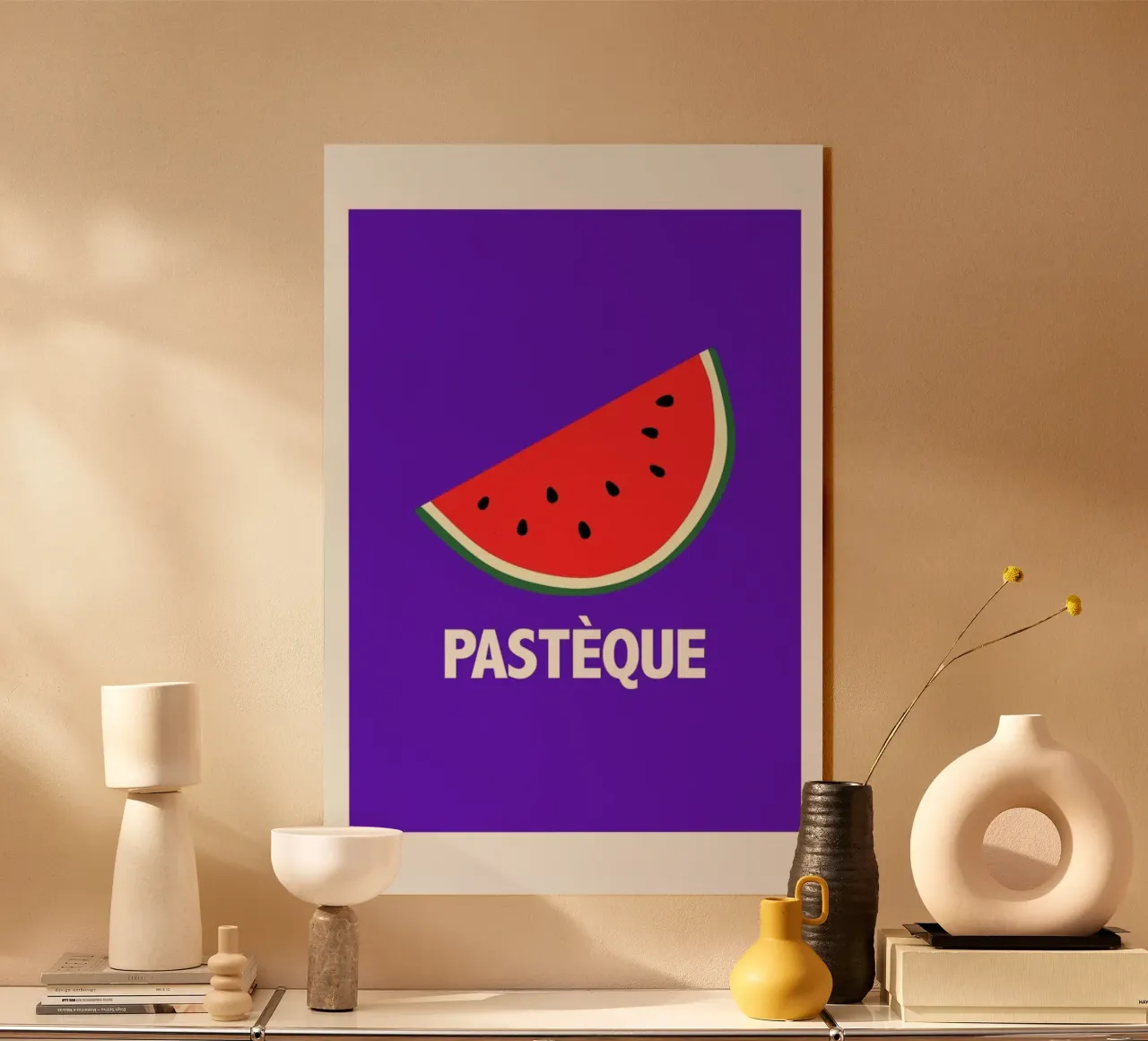 Pasteque Blue plexiglass da Mottos by Sinan Saydik