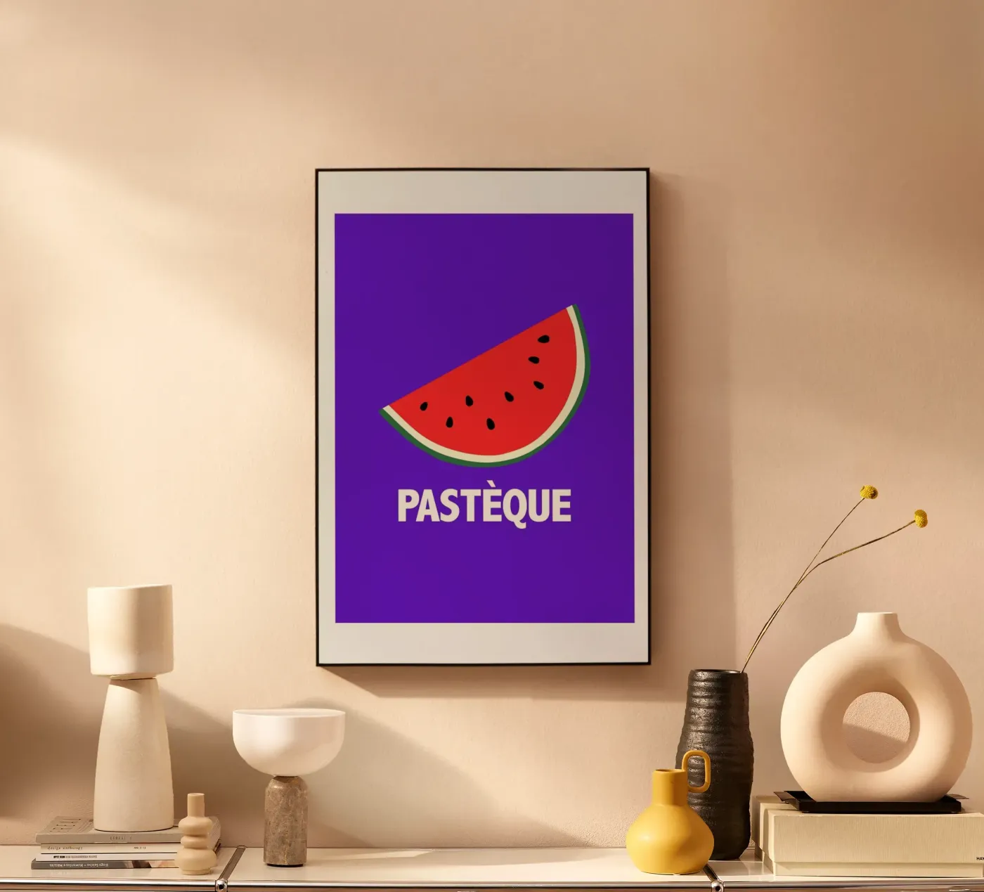 Pasteque Blue alluminio dibond da Mottos by Sinan Saydik