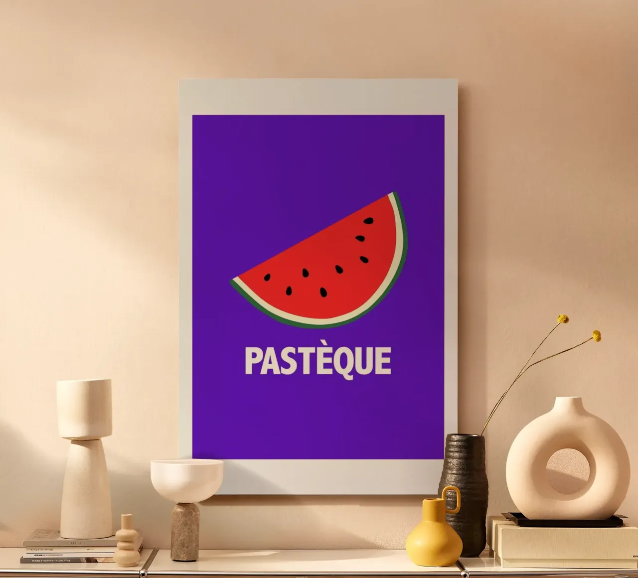 Pasteque Blue alluminio dibond da Mottos by Sinan Saydik