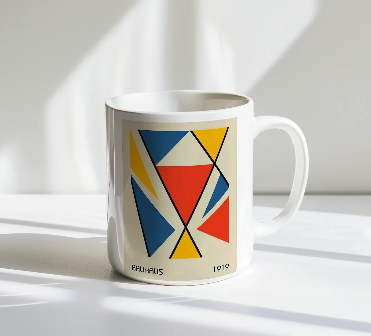 Bauhaus 1919 ceramic mug by Brooke