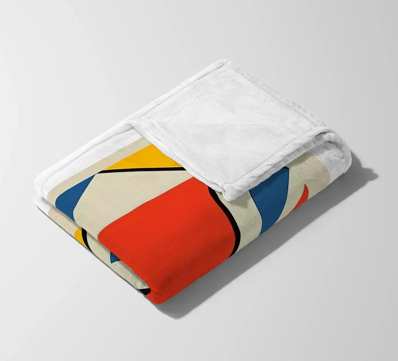 Bauhaus 1919 fleece blanket by Brooke