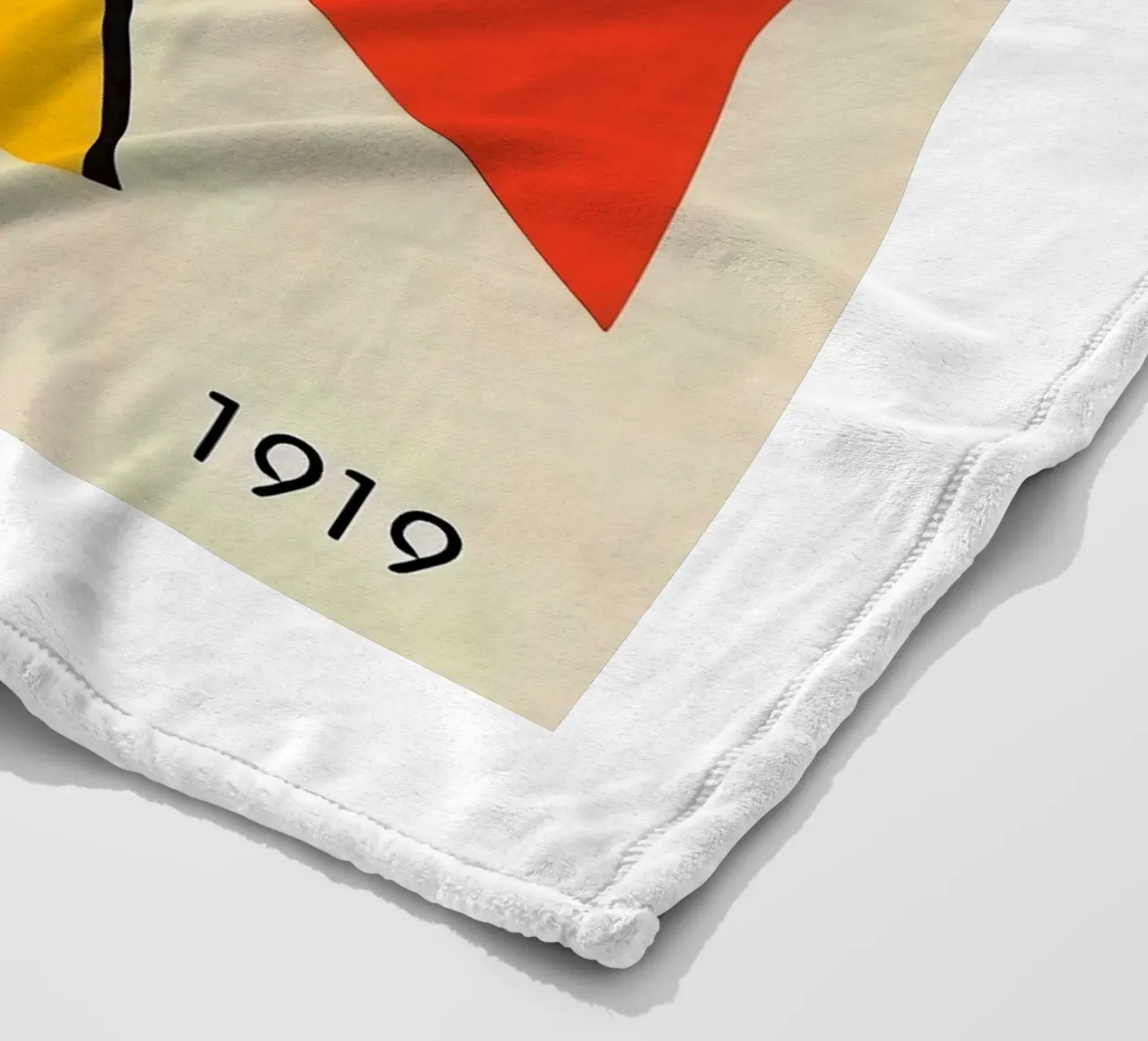 Bauhaus 1919 fleece blanket by Brooke
