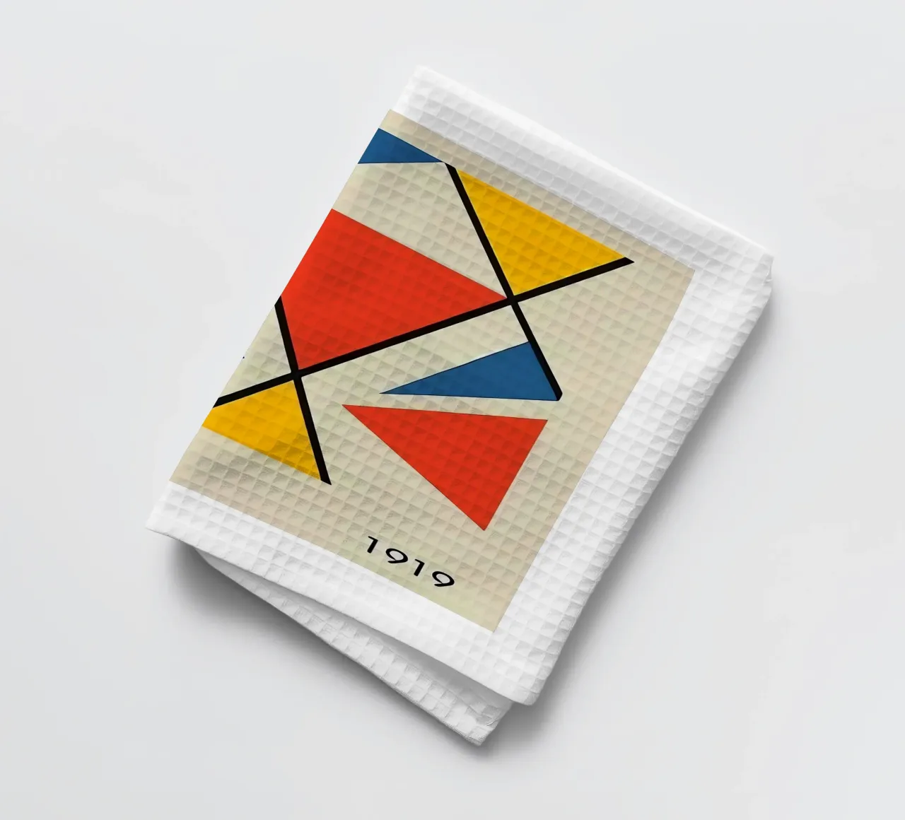 Bauhaus 1919 tea towel by Brooke