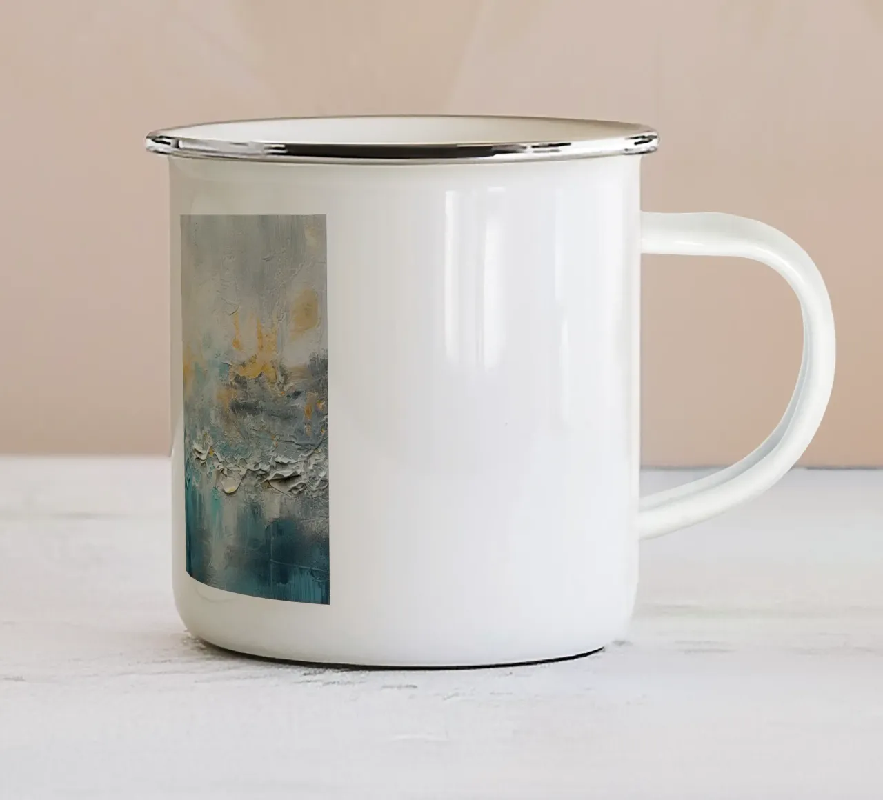 Arte da parete di Imagine tazza in smalto da Imagine