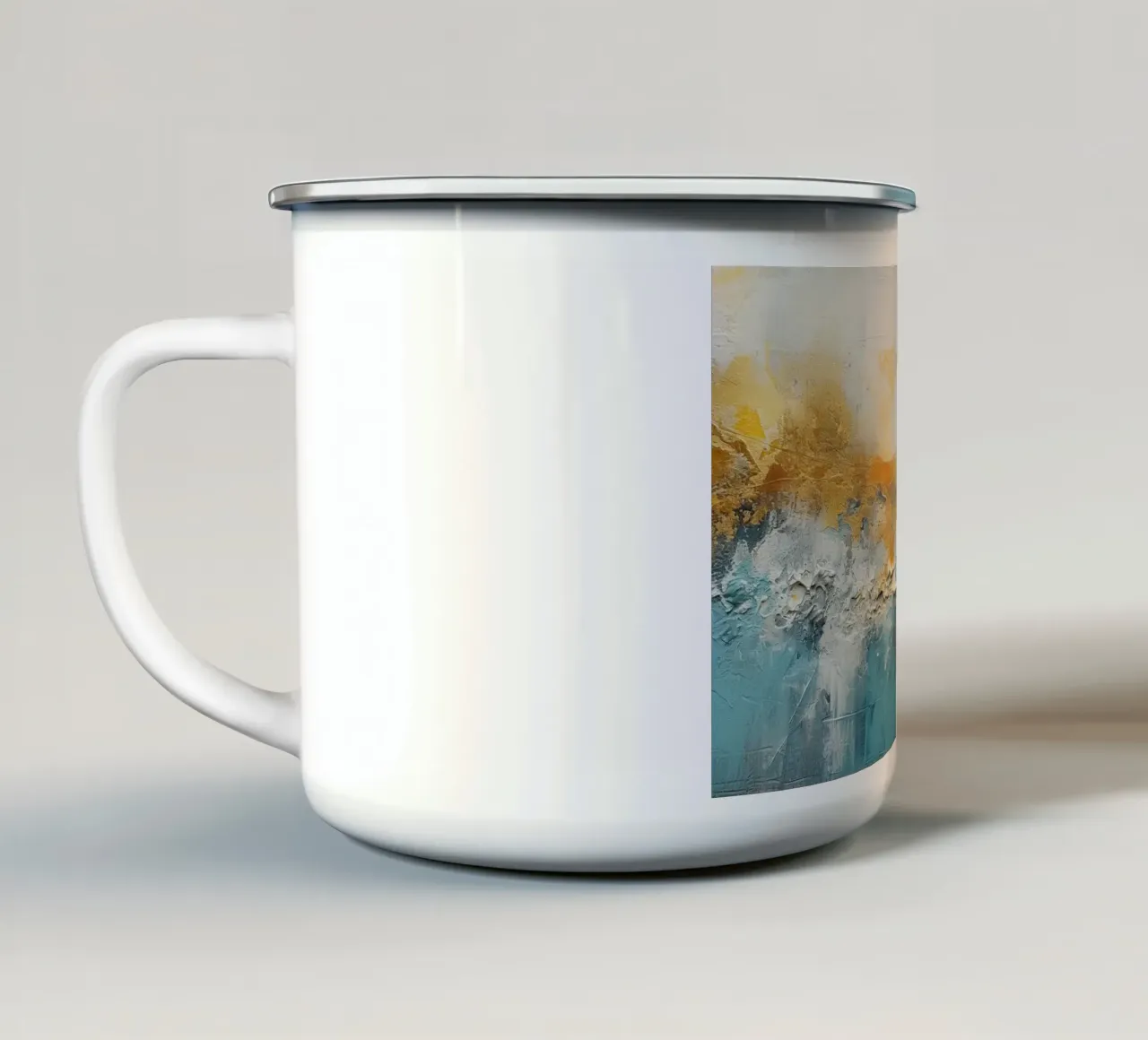 Arte da parete di Imagine tazza in smalto da Imagine
