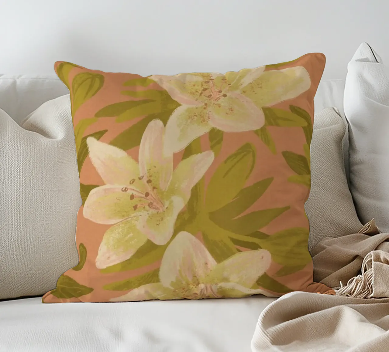 Lilies cuscino da Goed Blauw