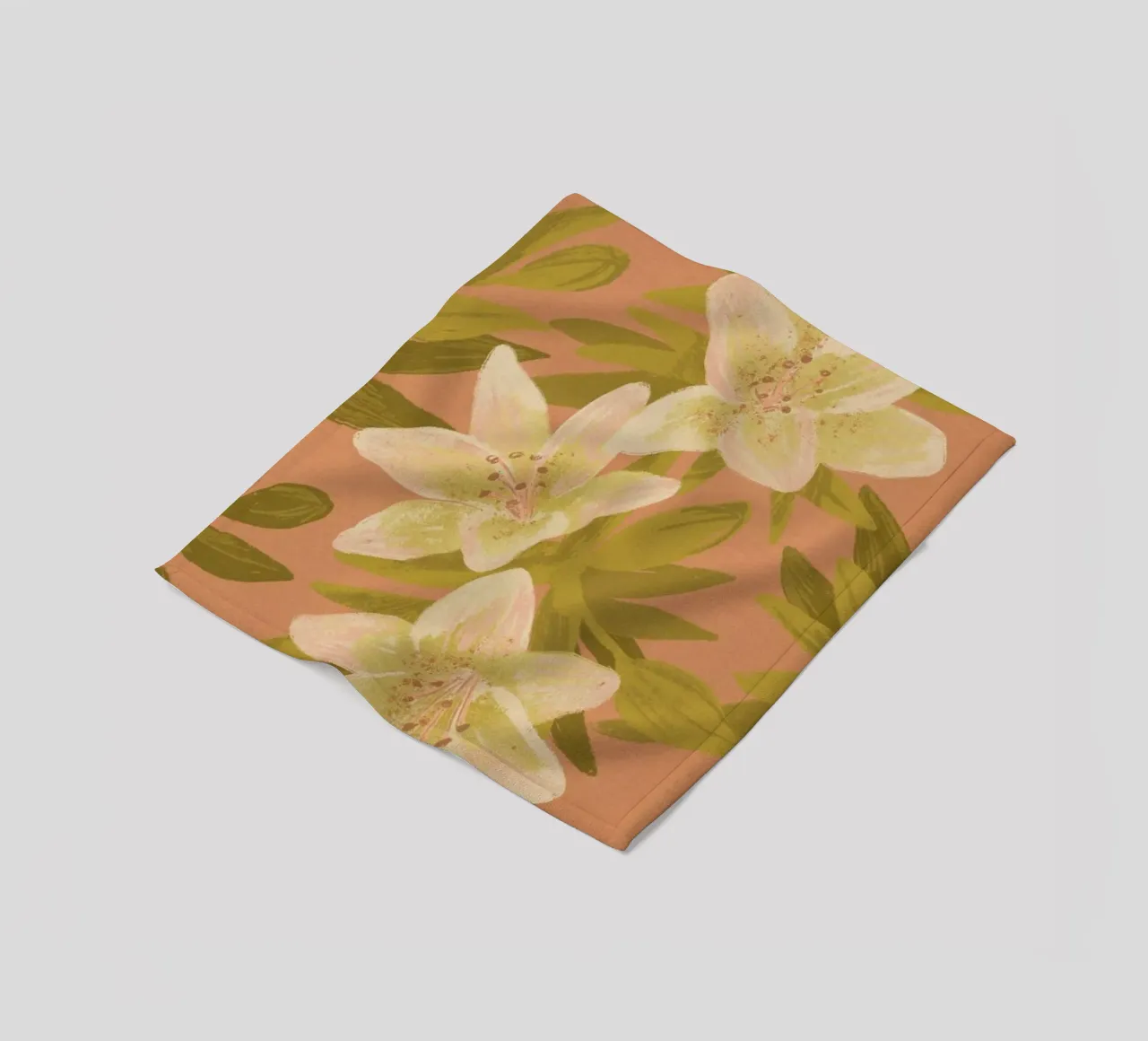 Lilies coperta in pile da Goed Blauw