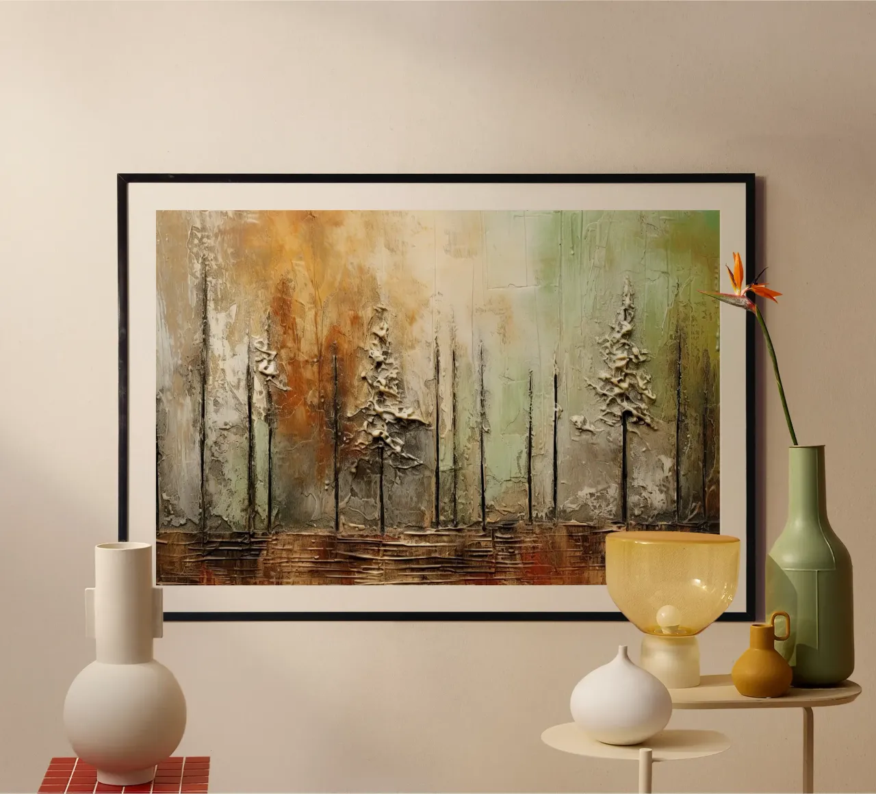 Arte da parete di Imagine poster con telaio in legno da Imagine
