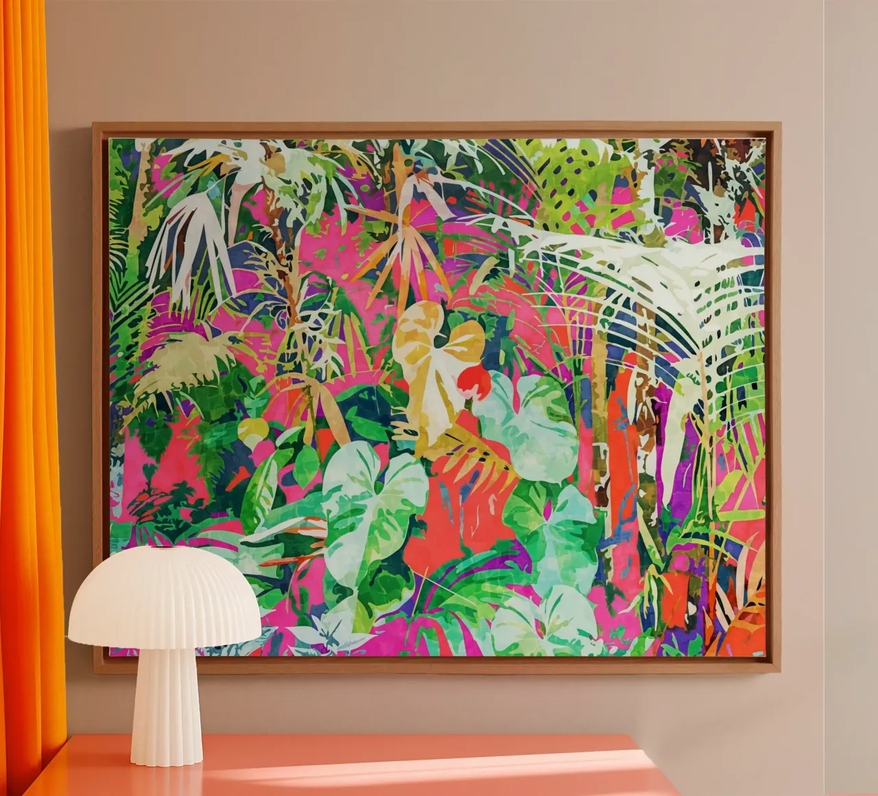 Finde mich, wo die tropischen Dinge sind Leinwand von 83oranges