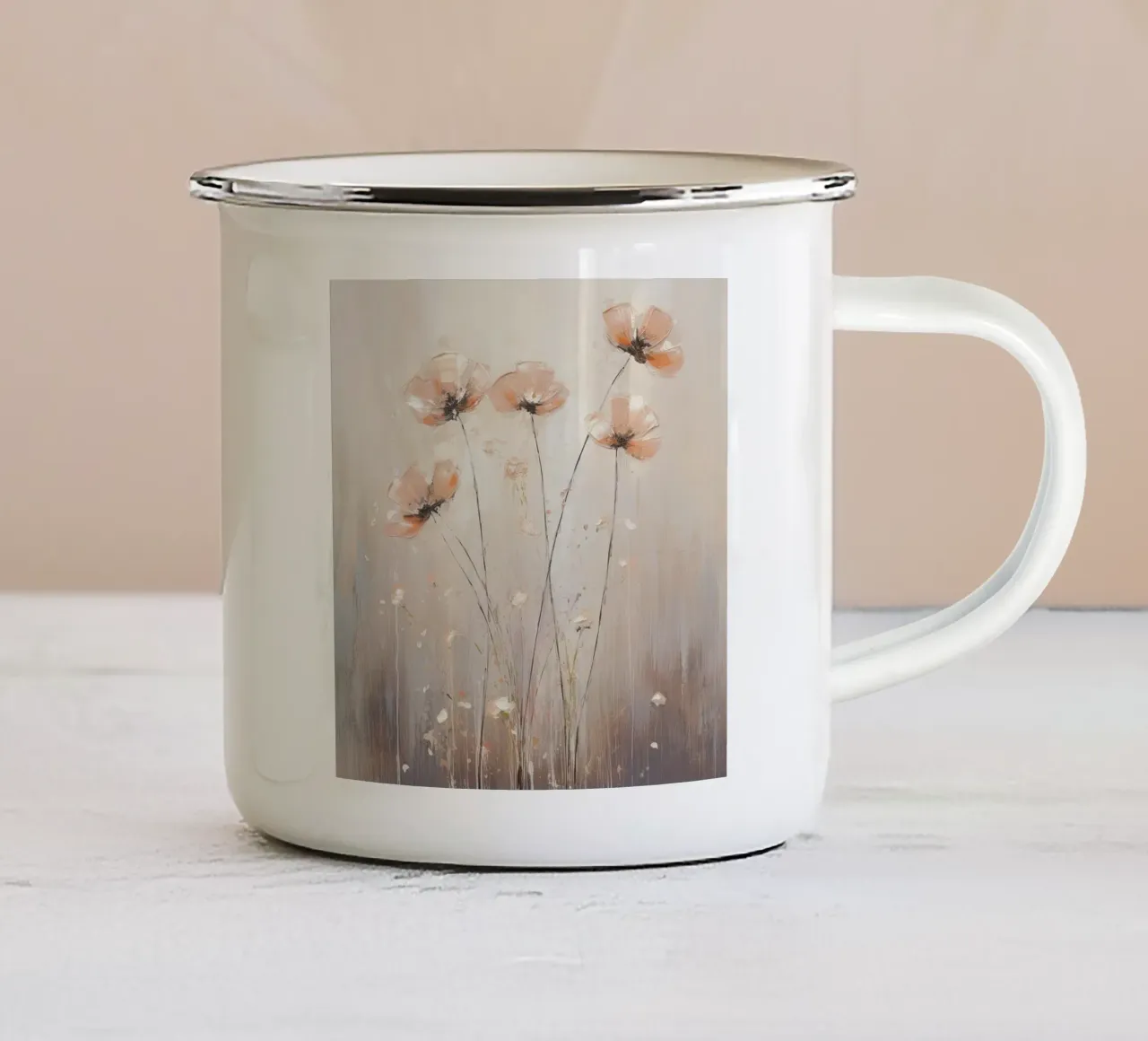 Arte da parete di Imagine tazza in smalto da Imagine