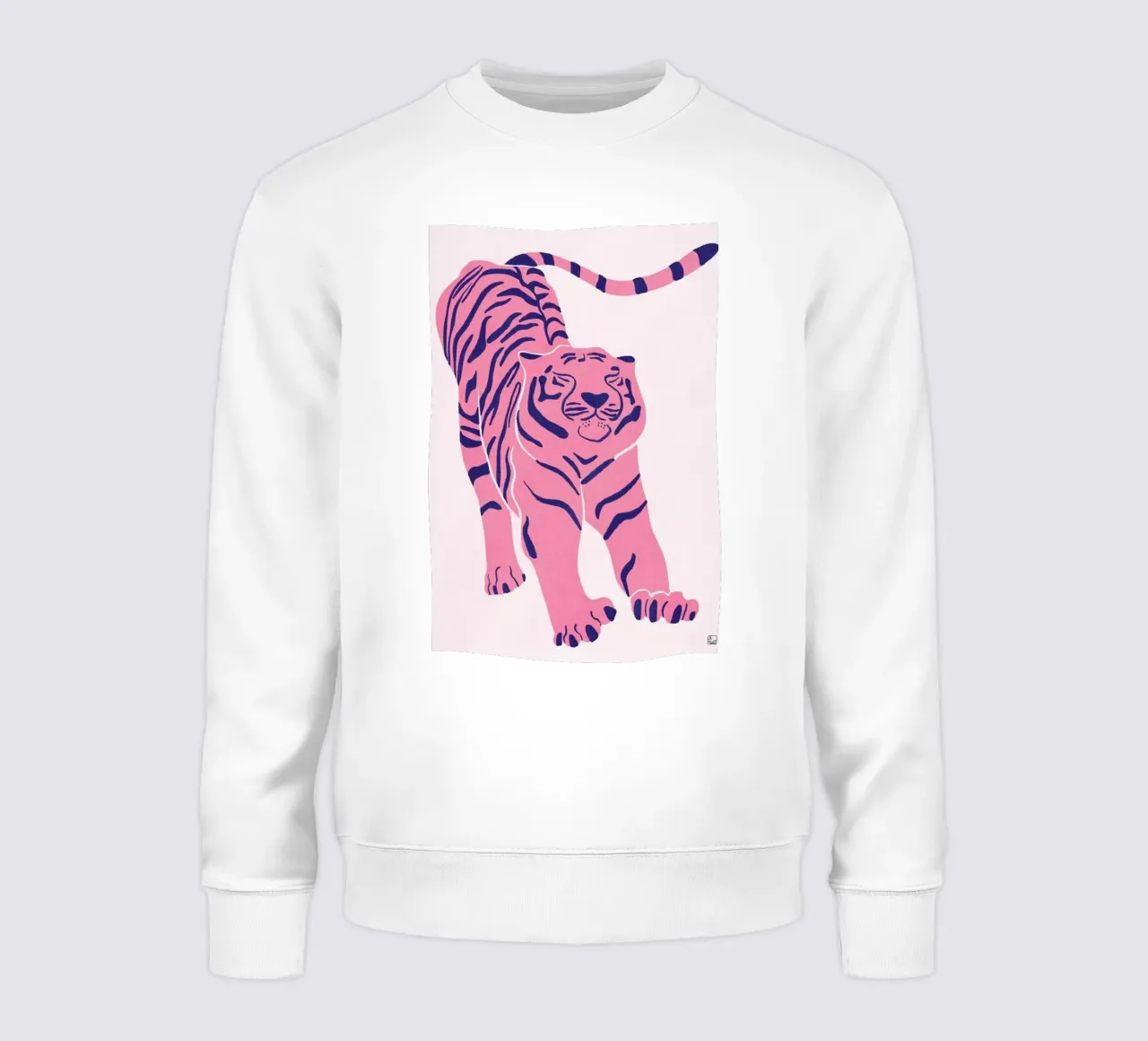Tiger Doesn T Lose Sleep (pink) felpa da Be Mart