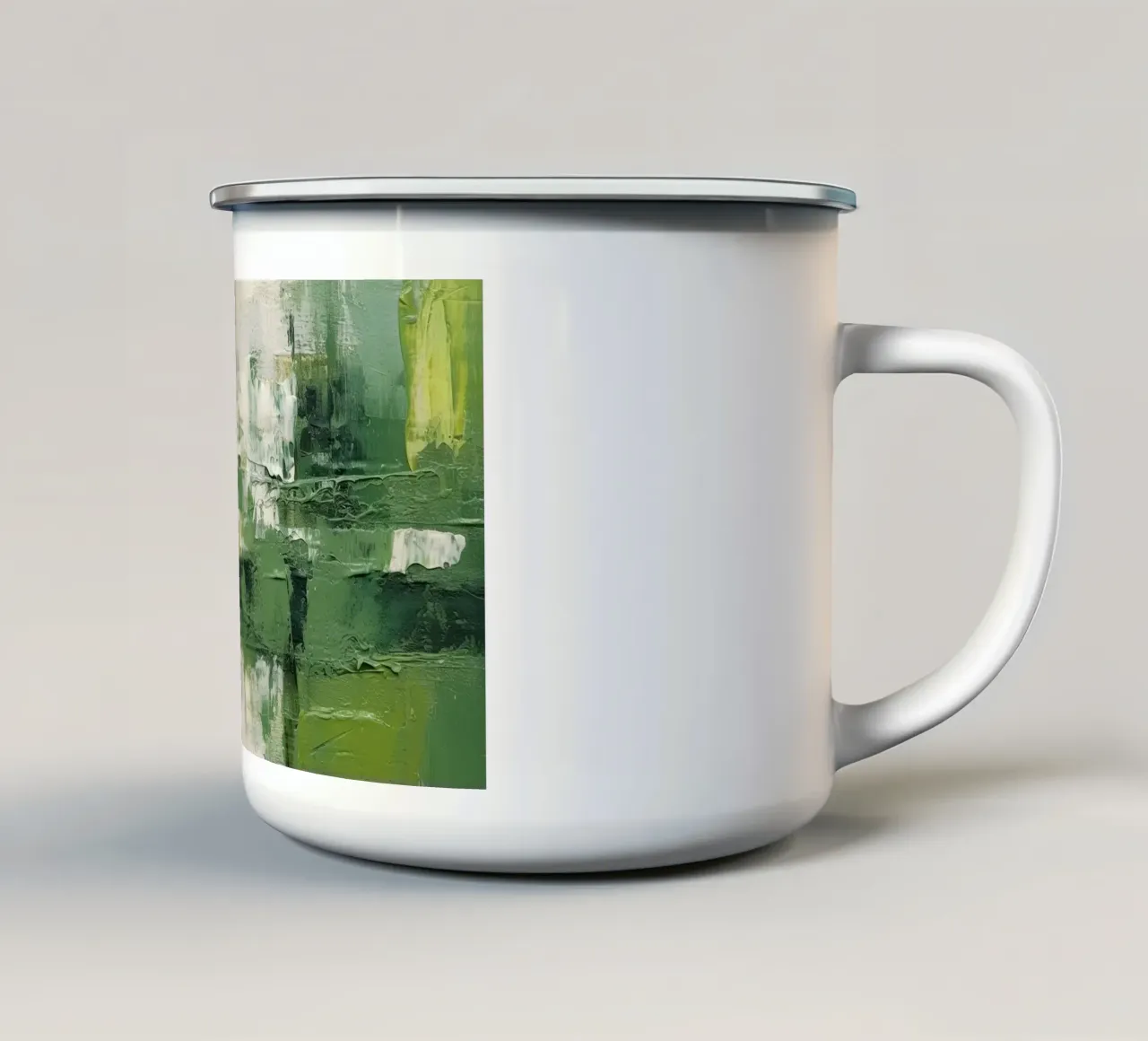 Arte da parete di Imagine tazza in smalto da Imagine