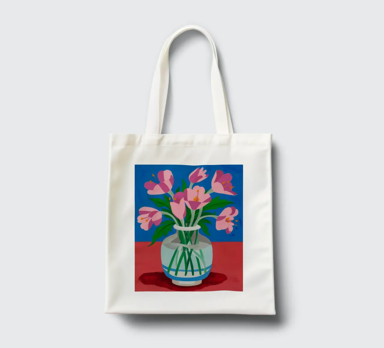 Riflesso di vetro di tulipano borsa in juta da Tiga Bersama