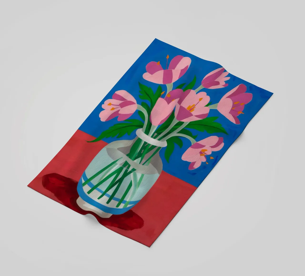 Riflesso di vetro di tulipano telo mare da Tiga Bersama