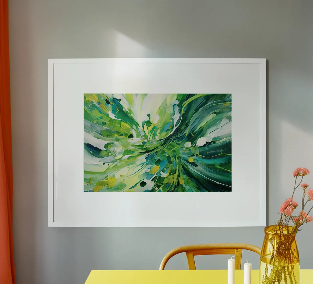 Arte da parete di Imagine poster con telaio in plastica da Imagine