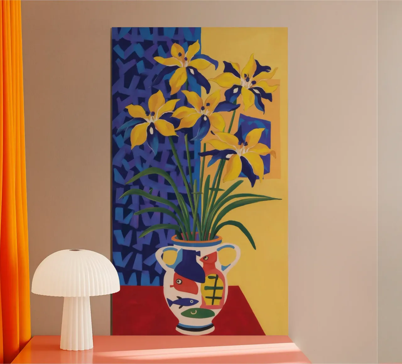 Hyacinth Leopard Print poster by Tiga Bersama