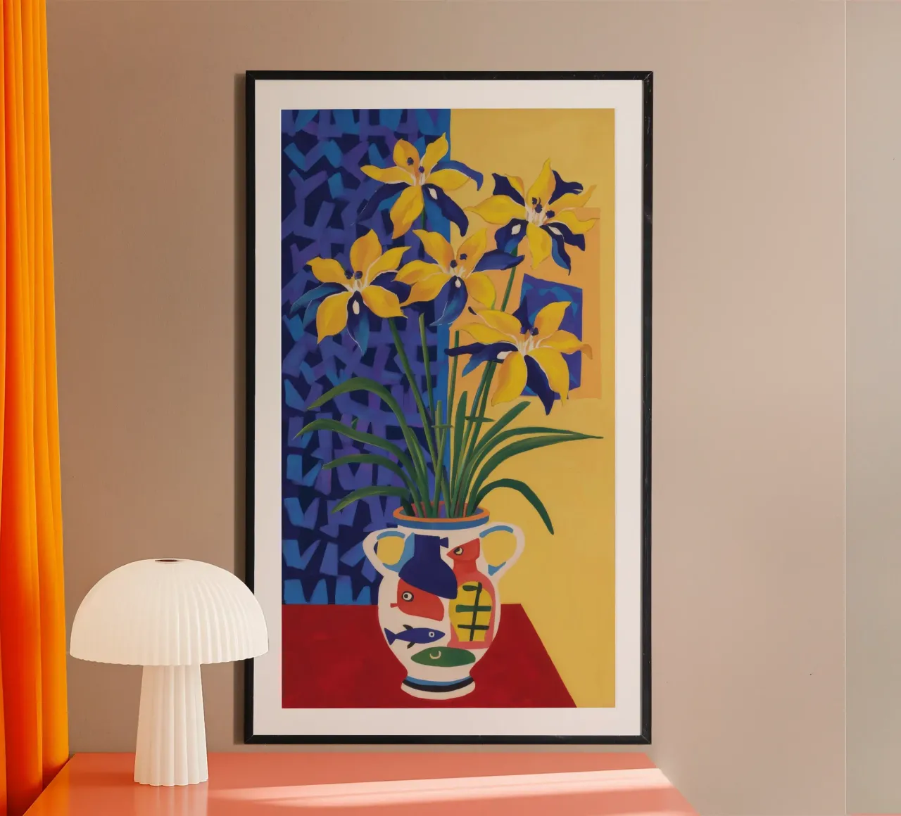 Hyacinth Leopard Print poster by Tiga Bersama