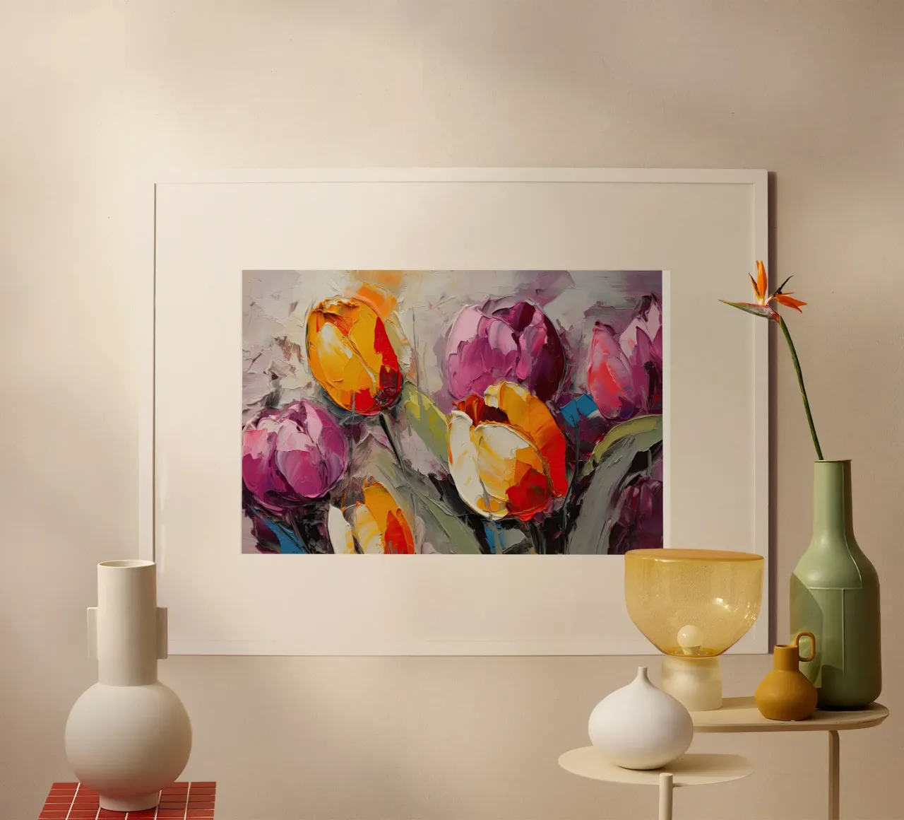 Arte da parete di Imagine poster con telaio in plastica da Imagine