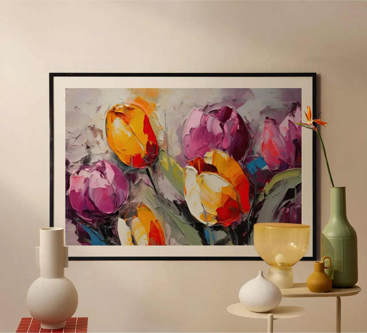 Arte da parete di Imagine poster con telaio in plastica da Imagine