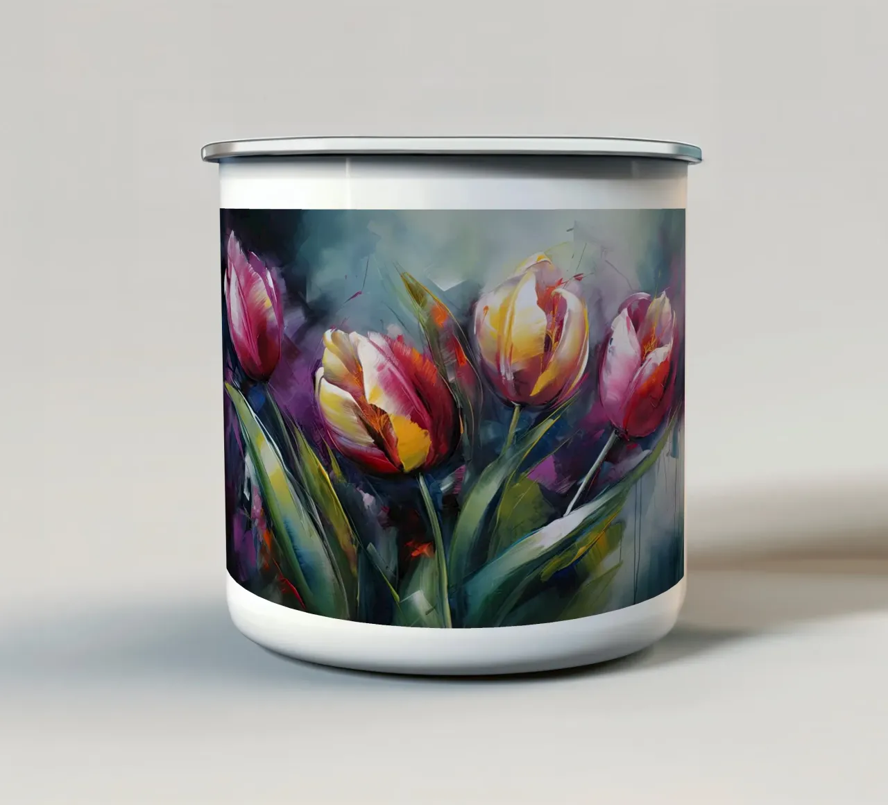 Arte da parete di Imagine tazza in smalto da Imagine
