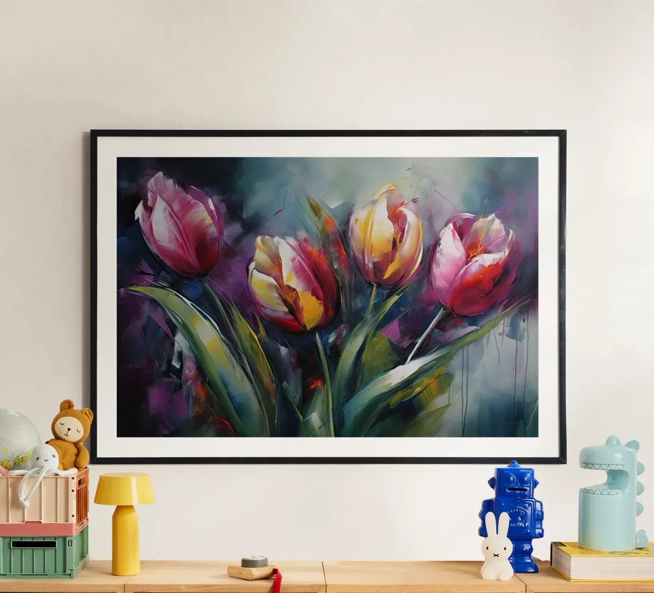 Arte da parete di Imagine poster con telaio in legno da Imagine