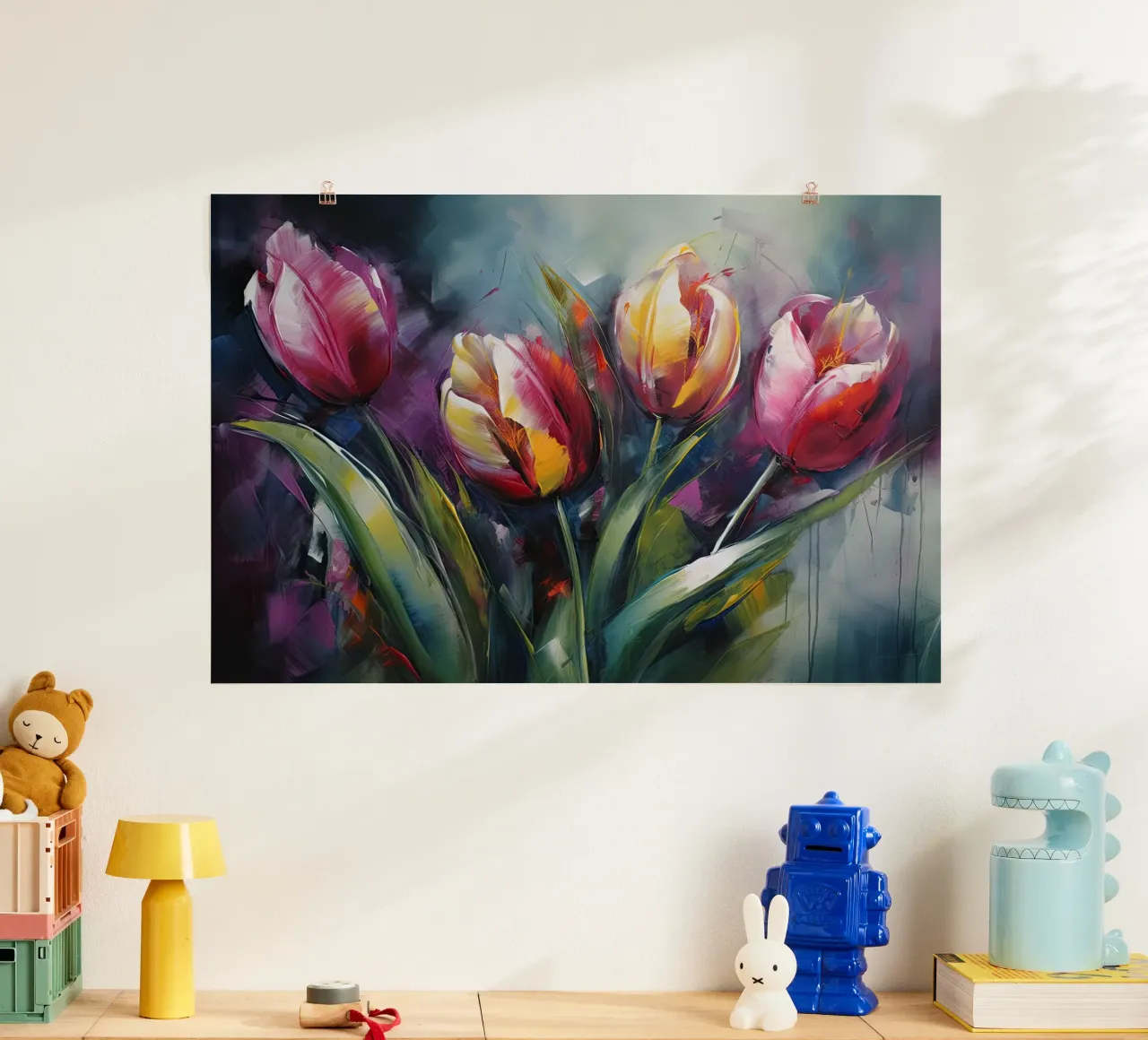 Arte da parete di Imagine poster con telaio in legno da Imagine