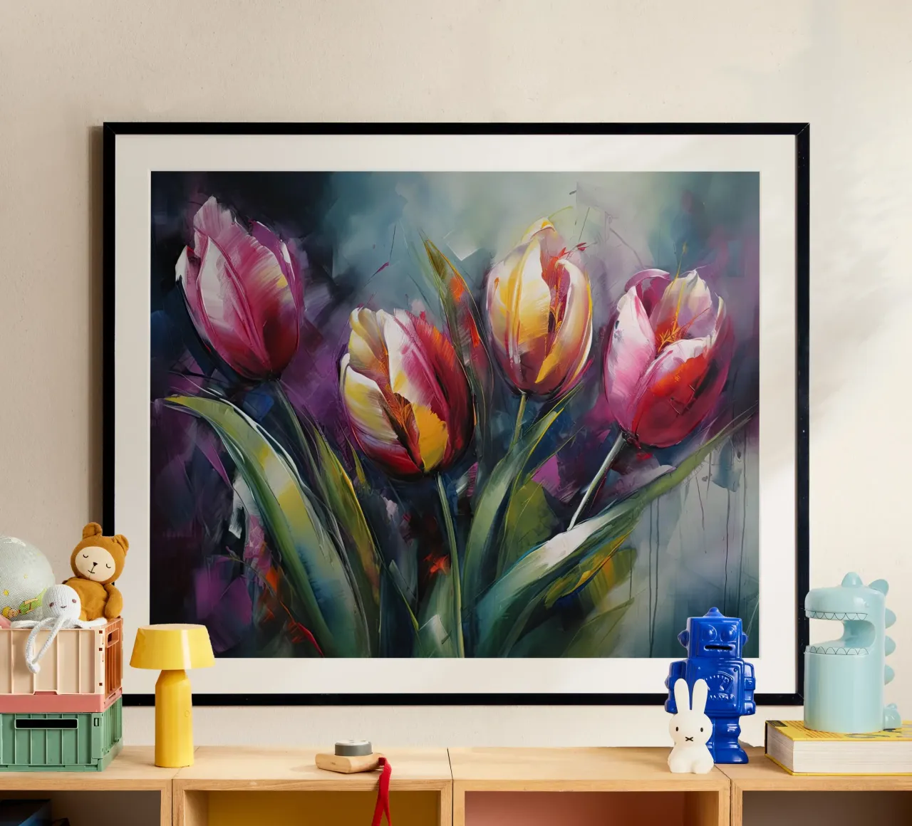 Arte da parete di Imagine poster con telaio in legno da Imagine