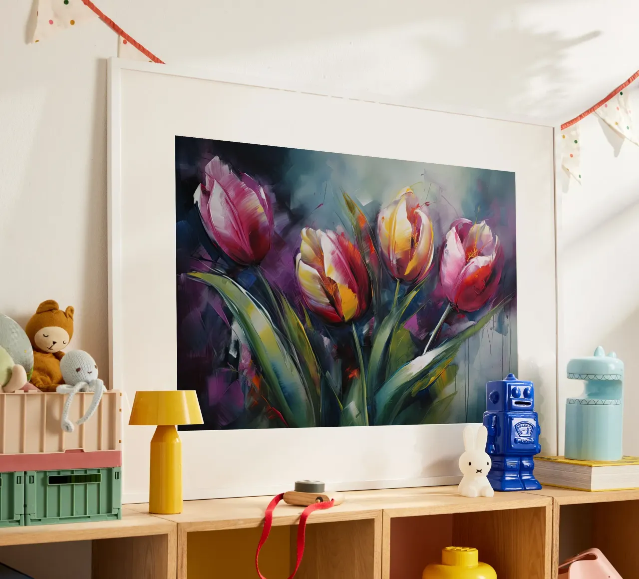 Arte da parete di Imagine poster con telaio in legno da Imagine