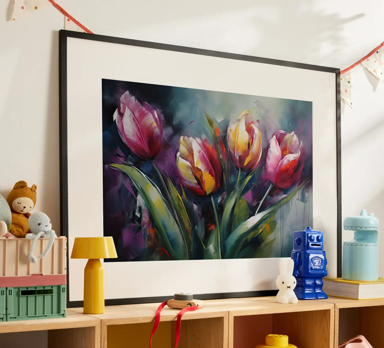 Arte da parete di Imagine poster con telaio in legno da Imagine