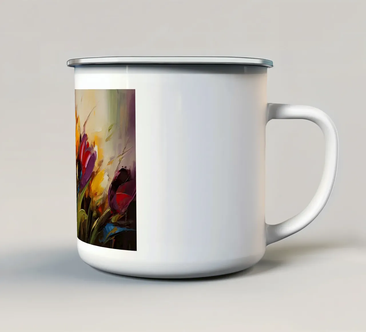 Arte da parete di Imagine tazza in smalto da Imagine