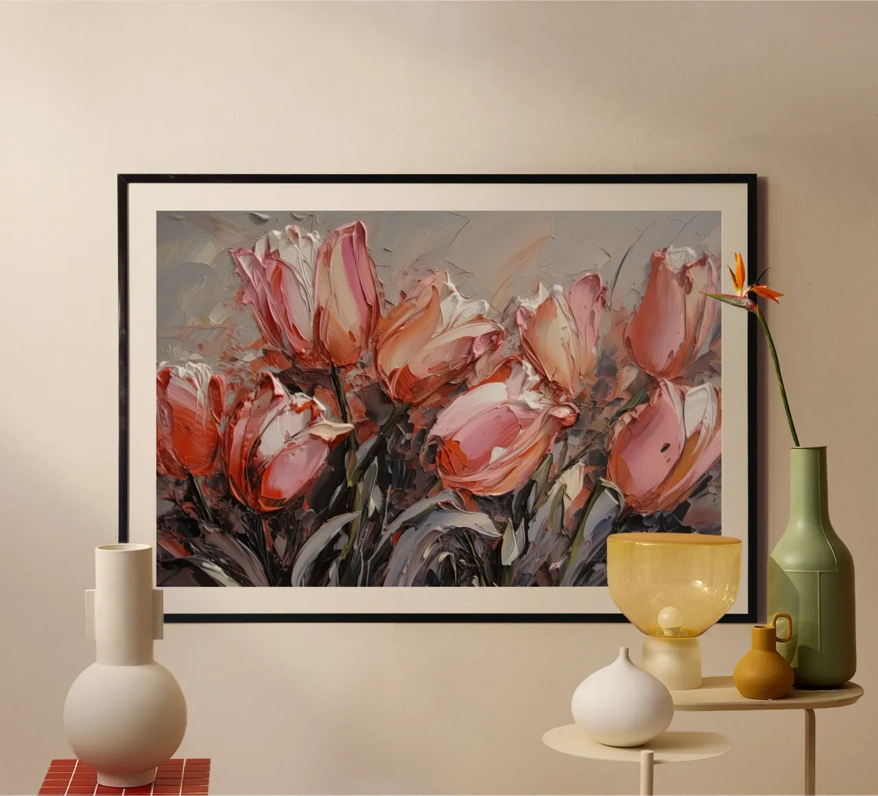 Arte da parete di Imagine poster con telaio in legno da Imagine
