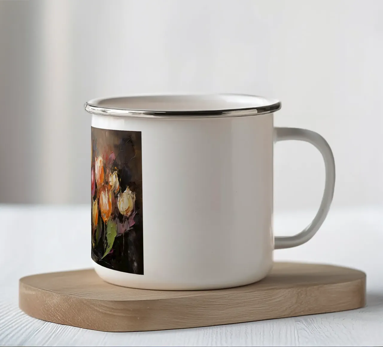 Arte da parete di Imagine tazza in smalto da Imagine