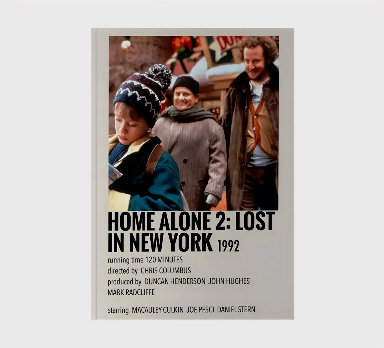 HOME ALONE 2 LOST IN NEW YORK 1992 notebook by MVFminimalist