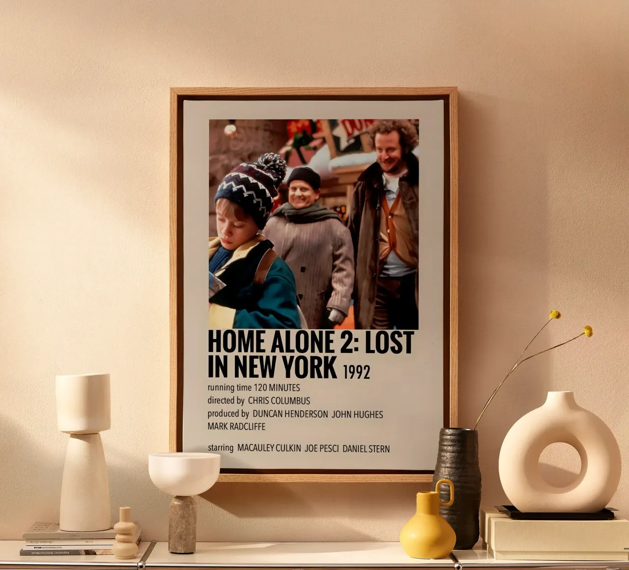 HOME ALONE 2 LOST IN NEW YORK 1992 tela con Cornice a cassetta da MVFminimalist