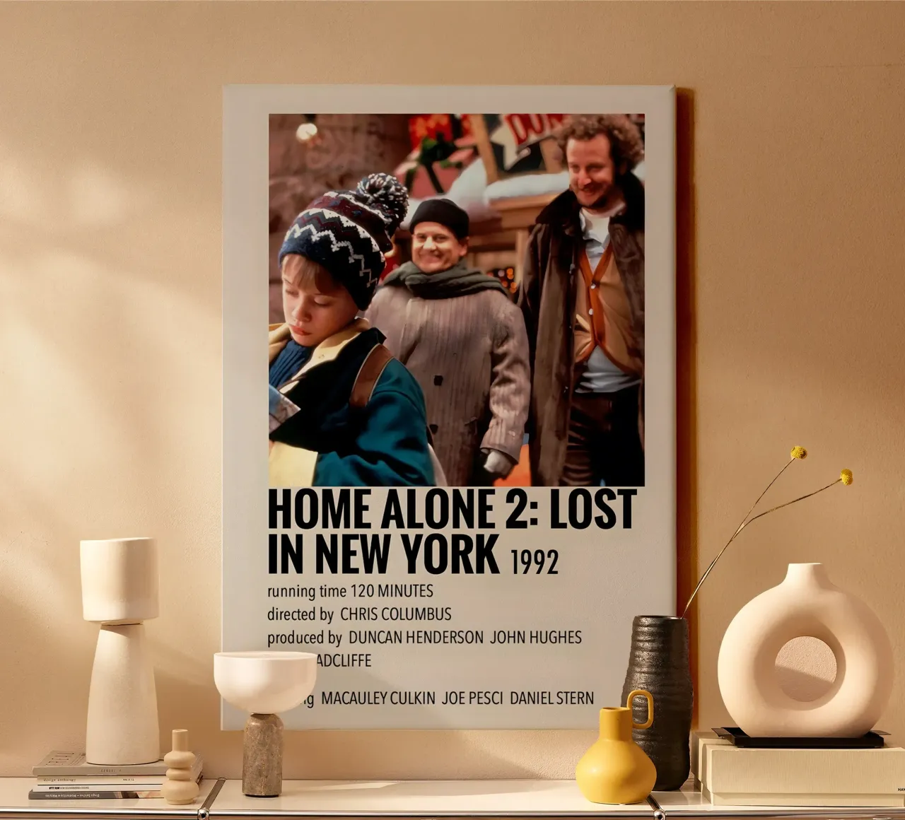 HOME ALONE 2 LOST IN NEW YORK 1992 tela con Cornice a cassetta da MVFminimalist