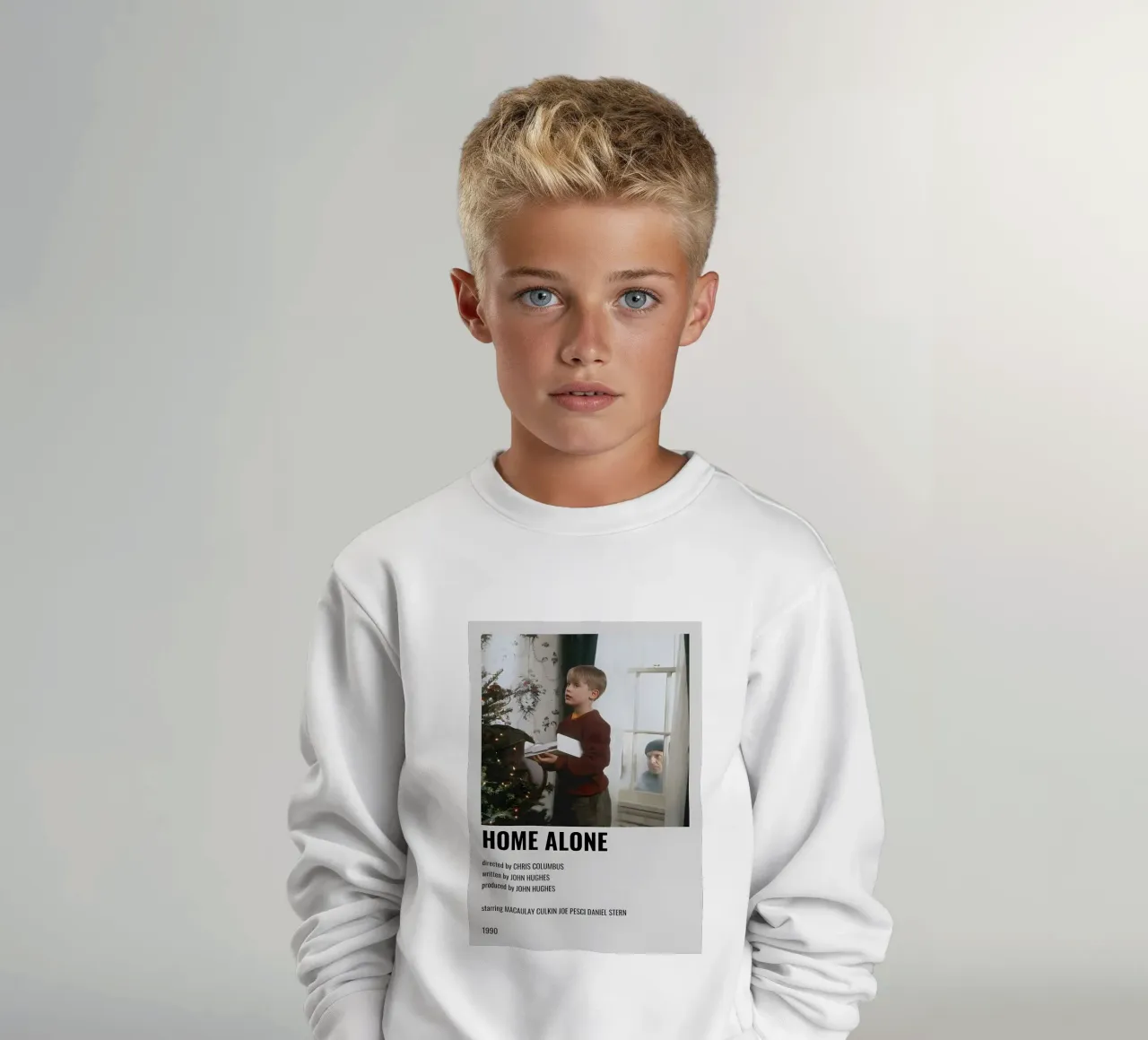 HOME ALONE felpa bambino da MVFminimalist