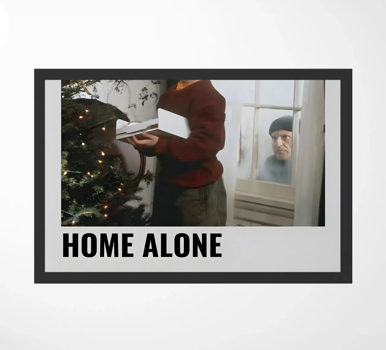 HOME ALONE deurmat van MVFminimalist